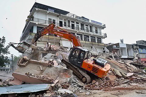 Anti-encroachment drive in Jaipur