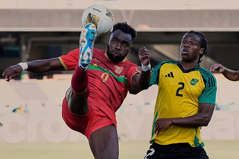 Concacaf Gold Cup 2025 group C match Jamaica vs Guadeloupe_Thierry Ambrose