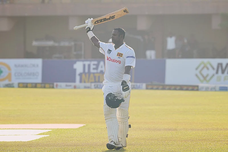 Sri Lanka Vs Bangladesh, 1st Test Day 5 at Galle_Angelo Mathews