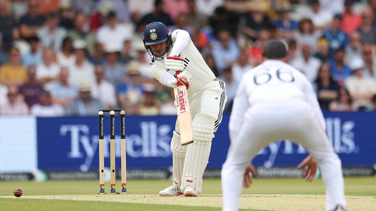 IND vs END Live cricket Score, 2nd Test Day 2 at Edgbaston, Birmingham - India tour of England: India's captain Shubman Gill plays shot - (AP Photo/Scott Heppell)

