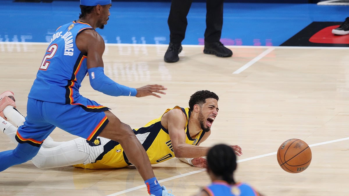 Tyrese Haliburton suffered an injury in Game 7.