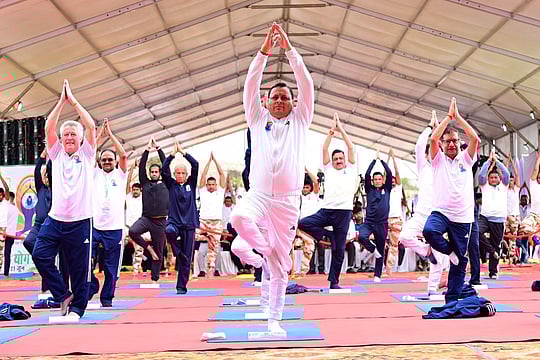 On The 11th International Yoga Day, Uttarakhand CM Dhami Launches The State’s First Yoga Policy, Announces Spiritual Economic Zones In Garhwal And Kumaon