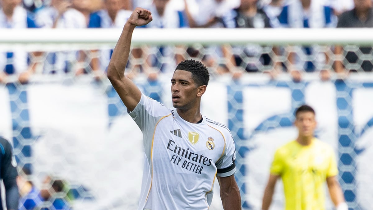 Jude Bellingham celebrates against Pachuca
