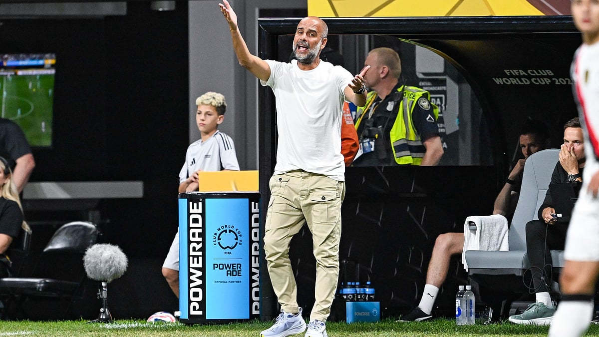 Pep Guardiola frustrated to be second in Club World Cup group.