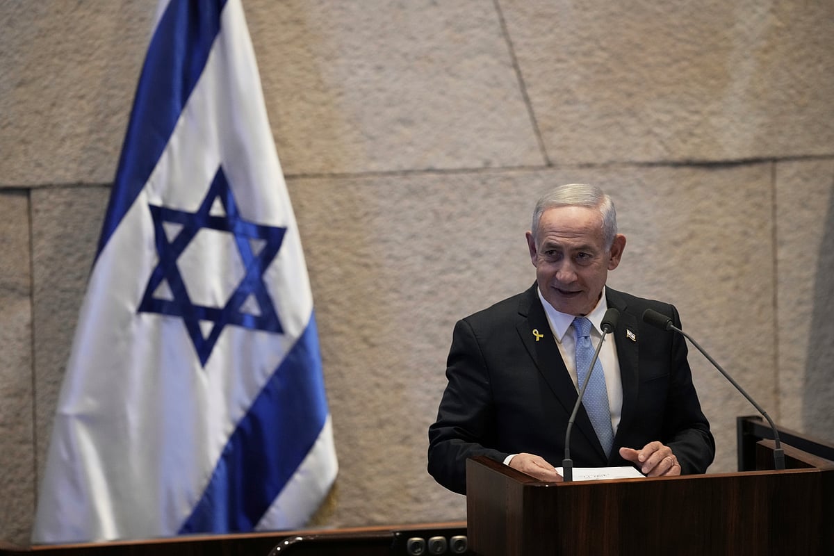 AP : Israel's Prime Minister Benjamin Netanyahu 