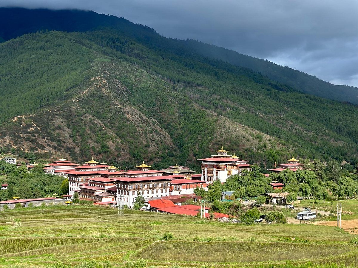 Tashichhodzong fortress in Thimphu the capital City of Bhutan