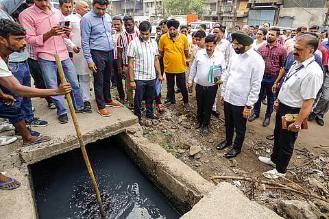Manjinder Singh Sirsa in Wazirpur