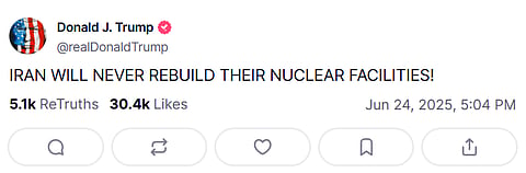 Donald Trump on Truth Social