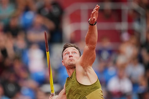 Ostrava Golden Spike athletics meet: Thomas Roehler, of Germany