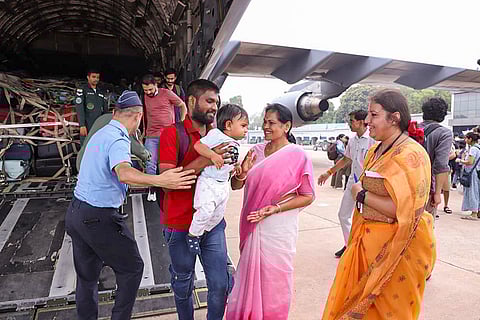 Indians evacuated from Israel