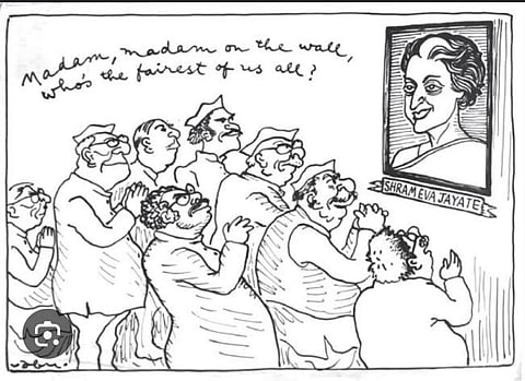 Abu Abraham's cartoons of Emergency Era often landed the cartoonist in hot water