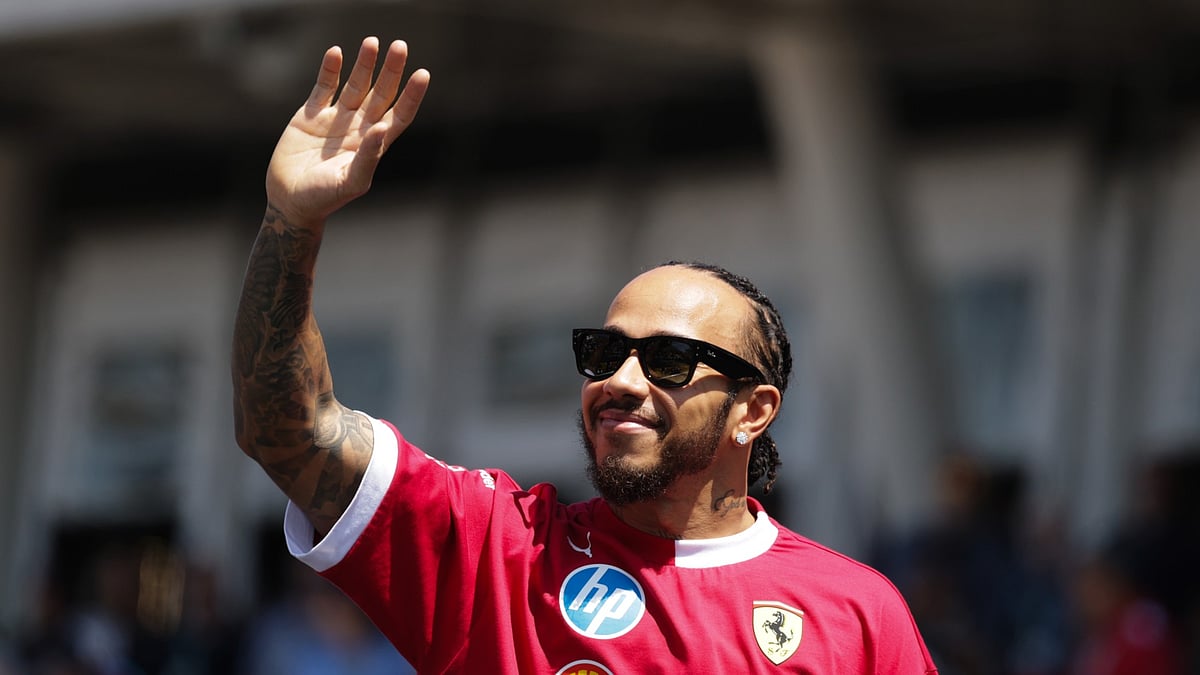 Ferrari's Lewis Hamilton