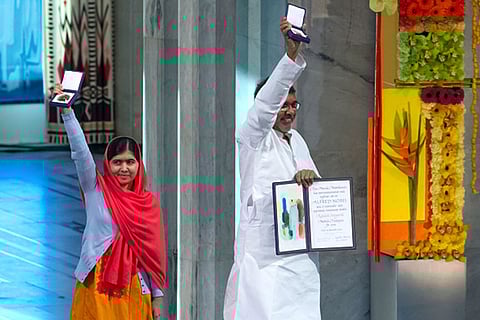 Malala Yousafzai and Kailash Satyarthi