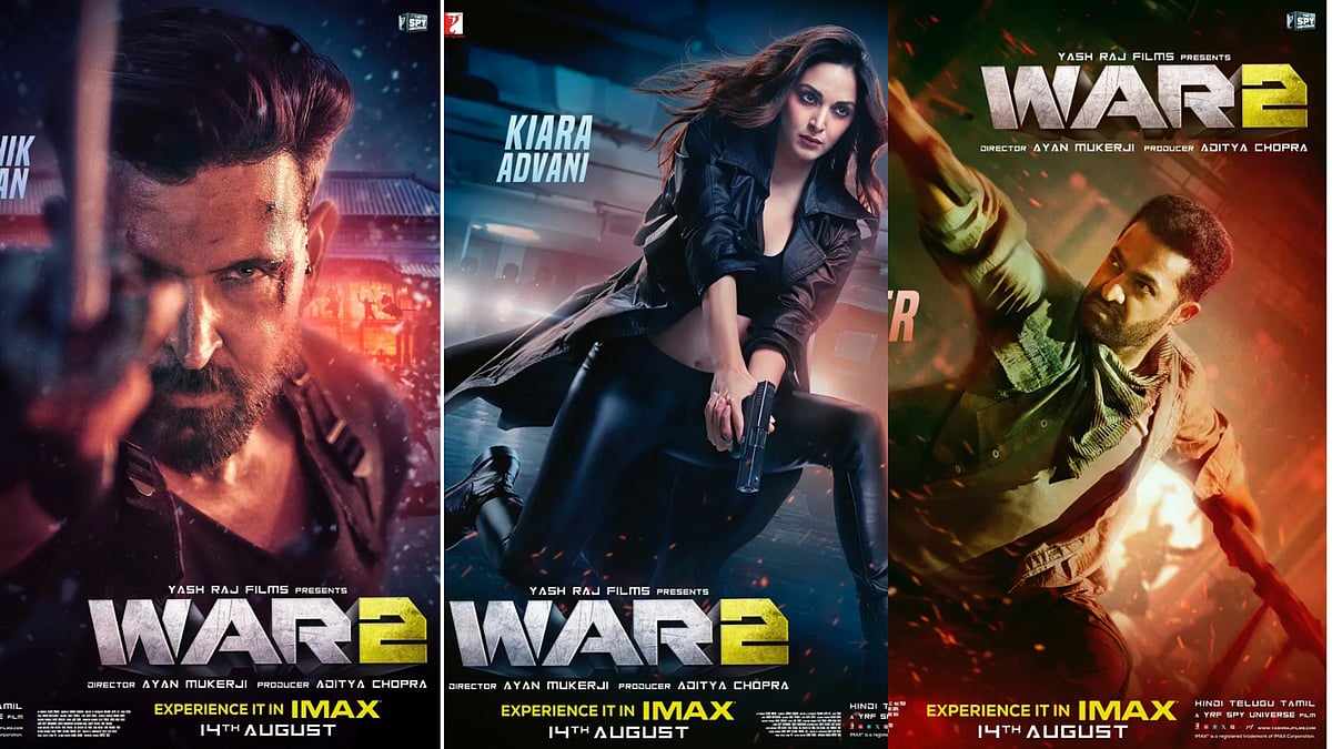 Instagram/Yash Raj Films : War 2 first-look posters featuring Hrithik Roshan, Kiara Advani and Jr NTR