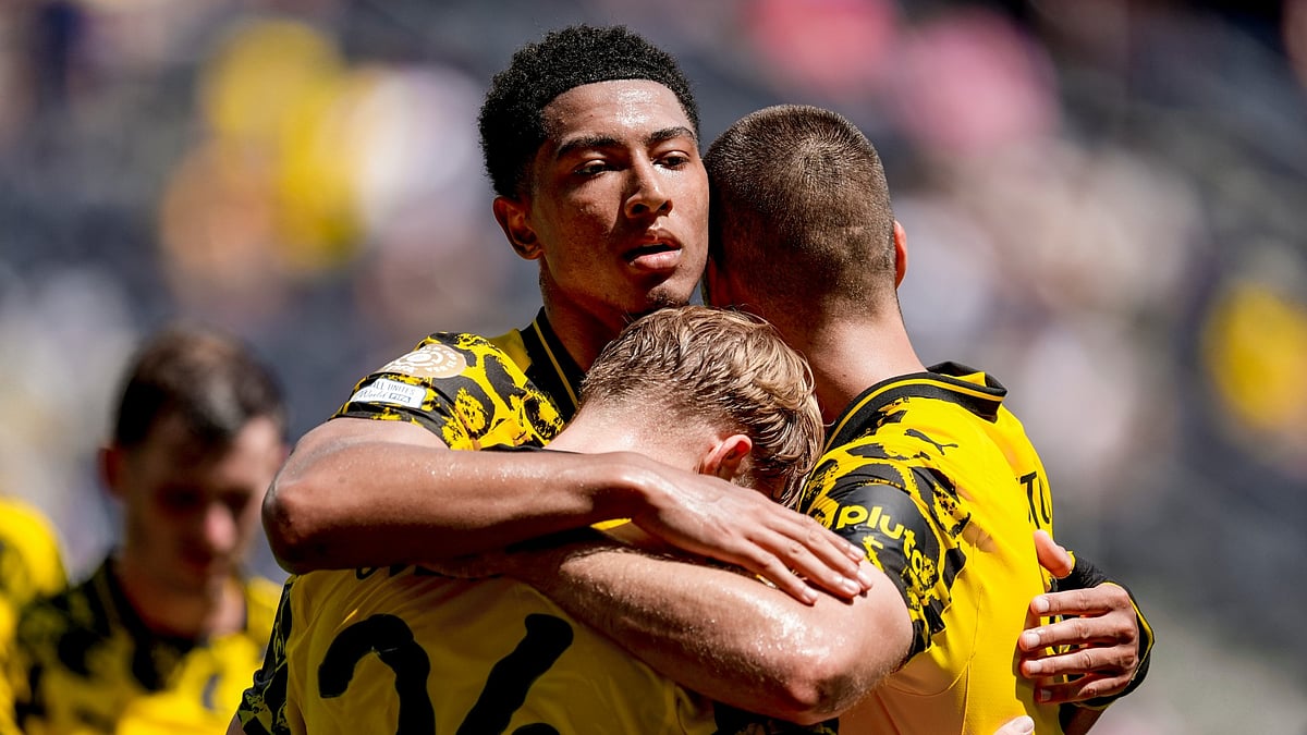 Borussia Dortmund celebrate their win over Ulsan