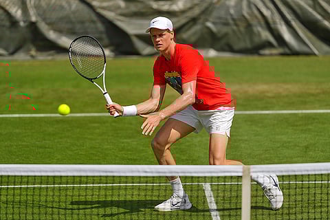 Britain Tennis Wimbledon practice session