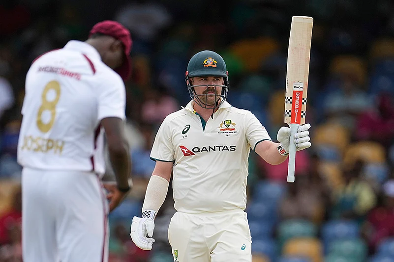 West Indies Vs Australia 1st Test Cricket Day 1 in Barbados_Travis Head