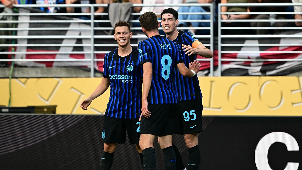 Inter's goalscorer Alessandro Bastoni.