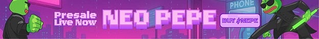 Neo Pepe Presale Live Banner