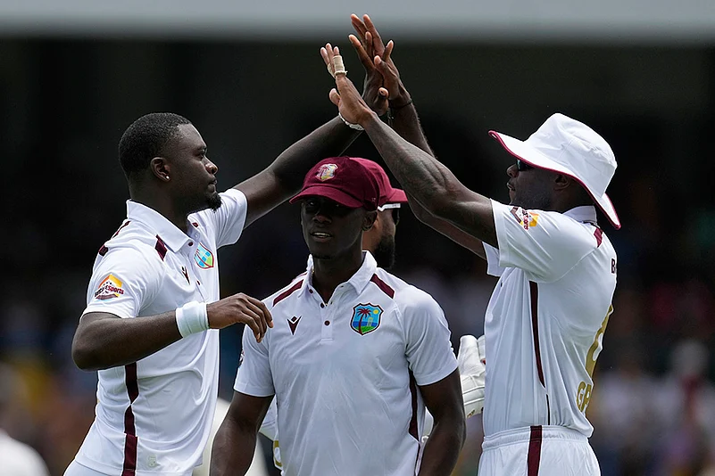 West Indies Vs Australia 1st Test Cricket Day 1 in Barbados_Jayden Seales