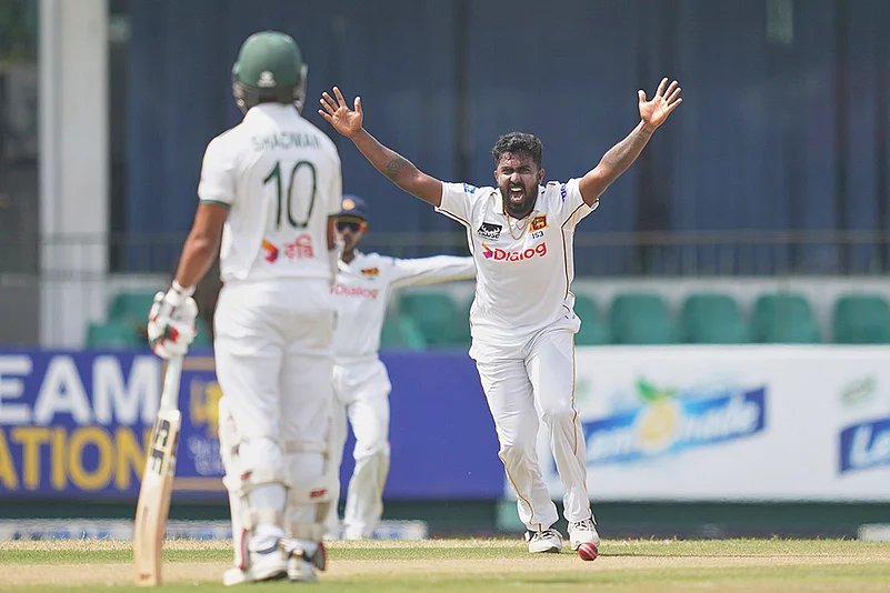 Sri Lanka Vs Bangladesh, 2nd Test Cricket Day 1 in Colombo_Asitha Fernando