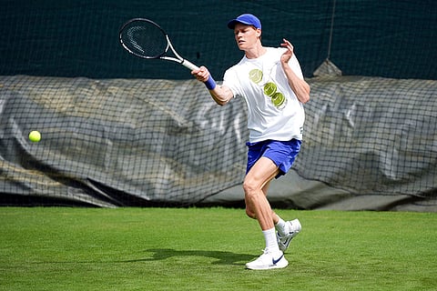 Britain Tennis Wimbledon practice session