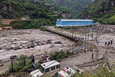 Cloudburst in Kullu's Sainj Valley