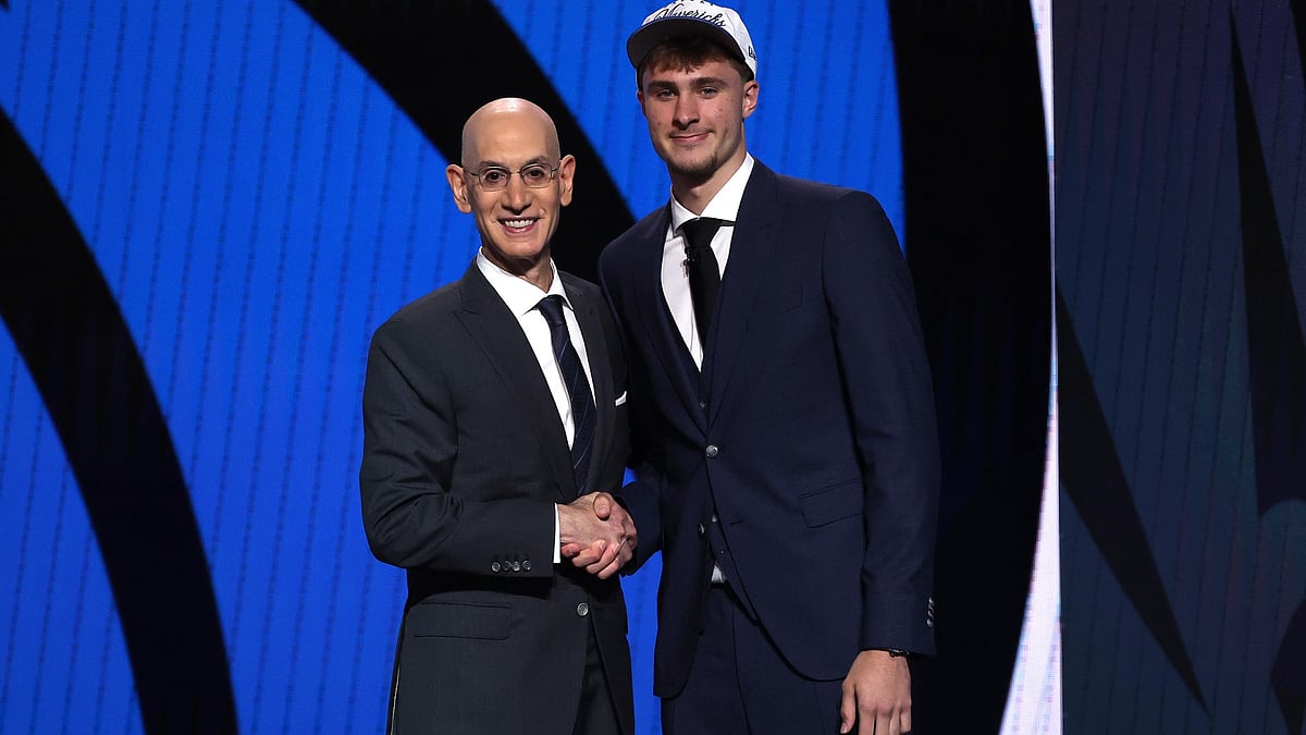 The Dallas Mavericks selected Cooper Flagg out of Duke University with the first overall pick in the 2025 NBA draft.