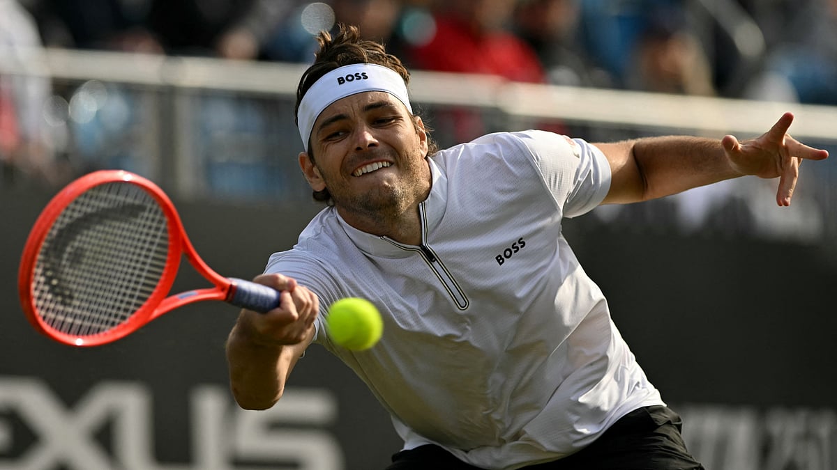 Taylor Fritz at Eastbourne.