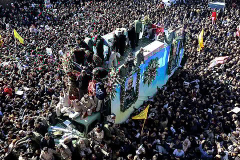 Coffin of Gen. Qassem Soleimani