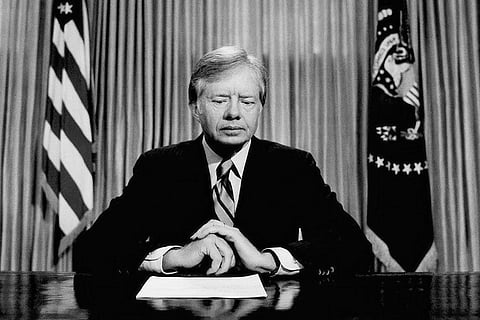 US President Jimmy Carter