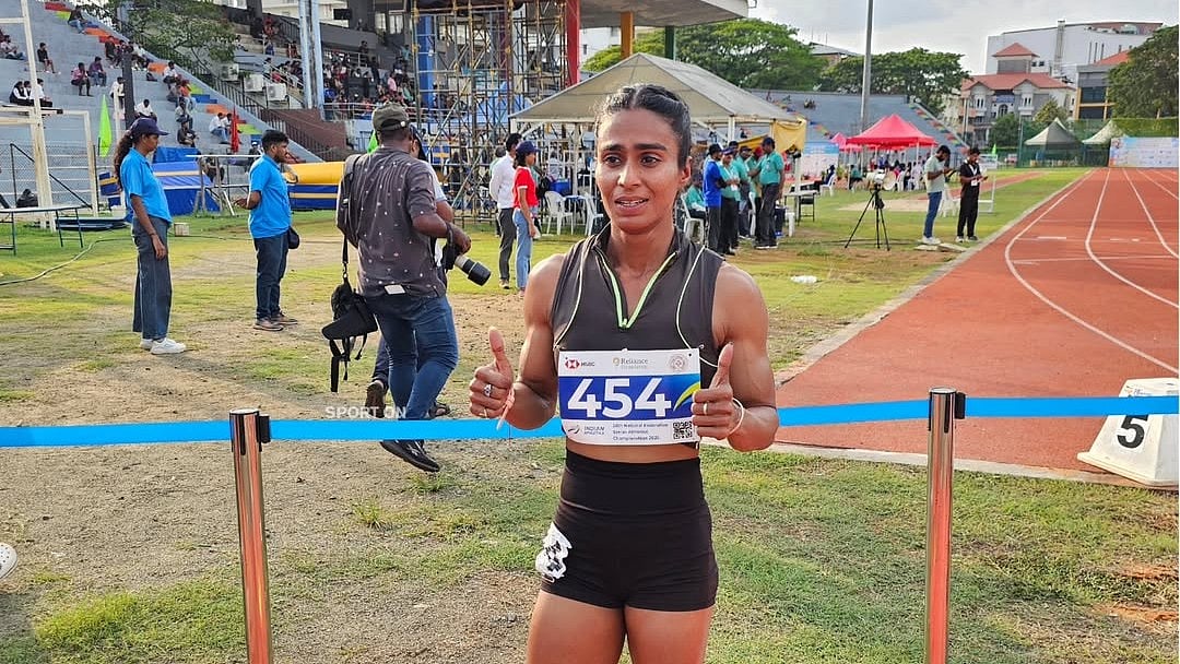Instagram/Twinkle Chaudhary : Twinkle Chaudhary had clinched a gold in 4x400m women's relay competition at the Uttarakhand edition of the National Games.