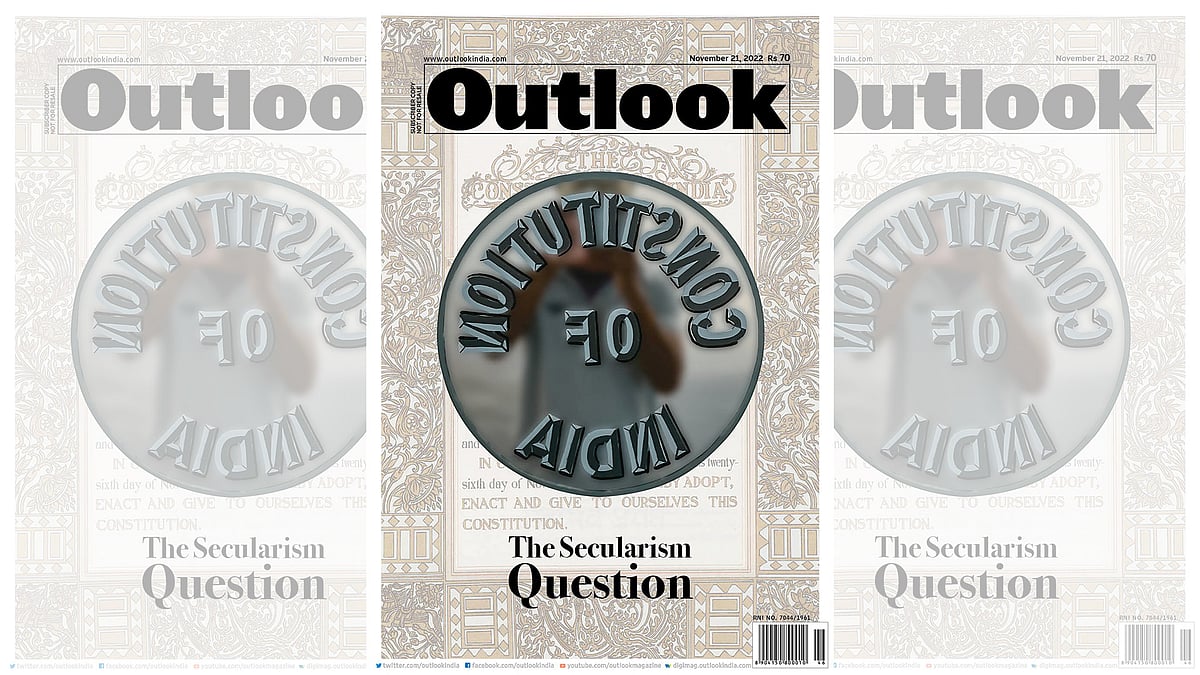 Outlook November 21, 2022 cover on The Secularism Question