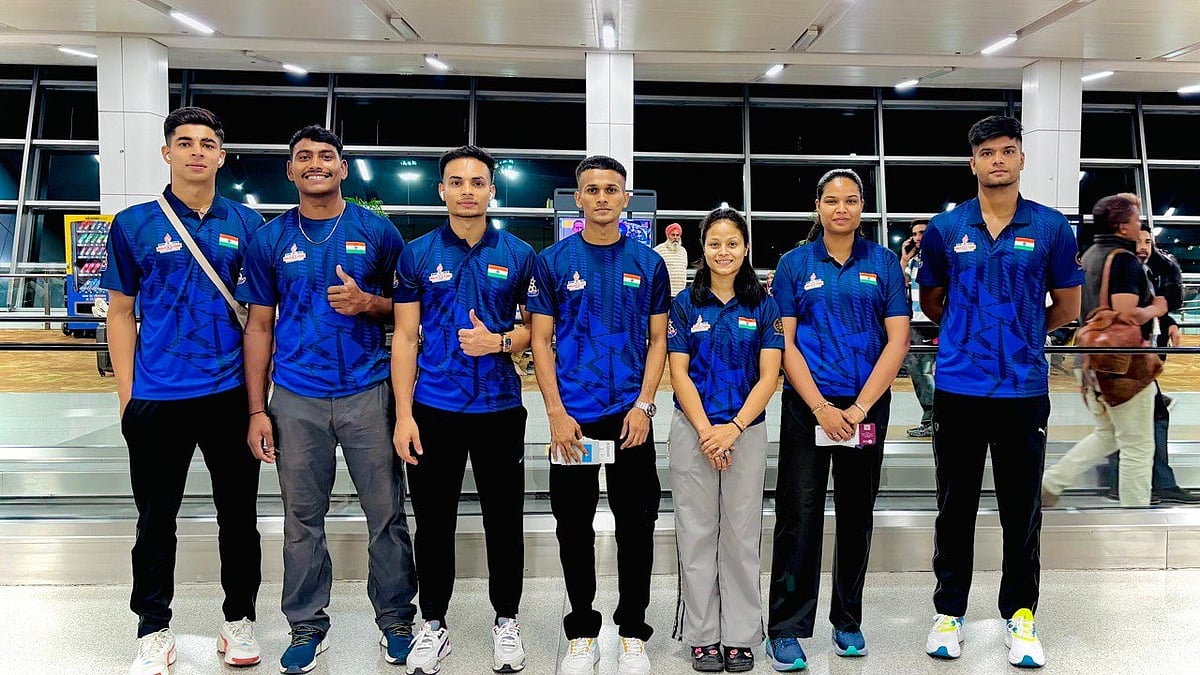 Photo: X | World Police And Fire Games : Indian team for the World Police and Fire Games 2025.