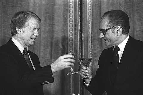 Jimmy Carter and Shah Mohammad Reza Pahlavi
