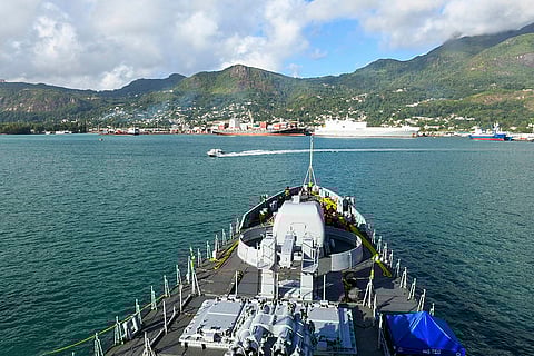 INS Teg in Seychelles