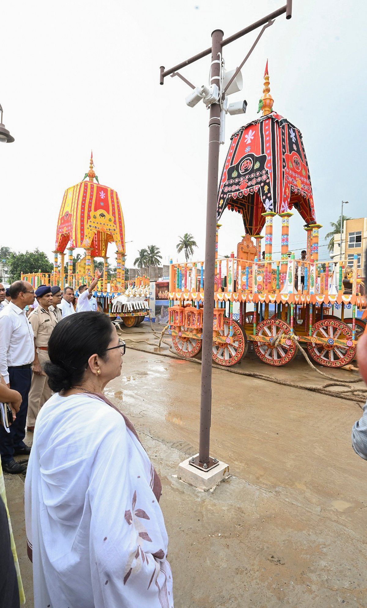 PTI- : The Jagannath temple and the Digha Rath Yatra have emerged as the second religious spectacle of Mamata Banerjee's creation. 