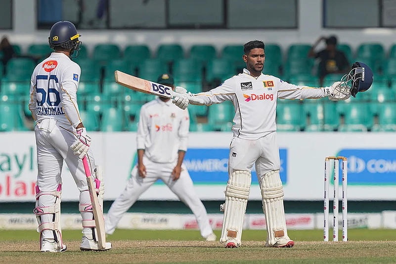 Bangladesh tour of Sri Lanka, SL vs BAN 2nd Test Day 2 in Colombo: Pathum Nissanka