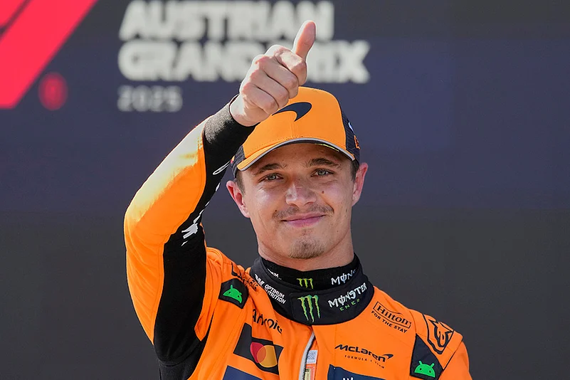 Austria Grand Prix 2025 Qualifying at the Red Bull Ring racetrack_Lando Norris