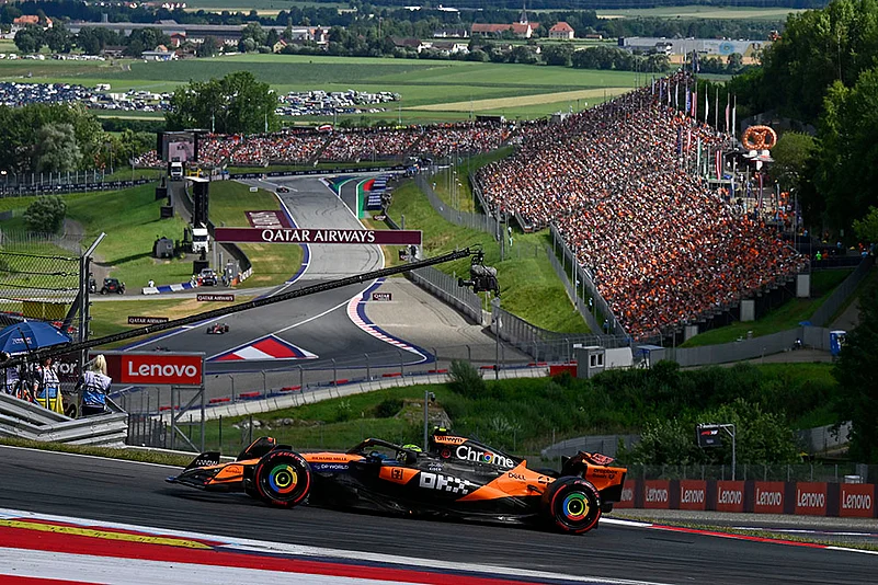Austria Grand Prix 2025 Qualifying at the Red Bull Ring racetrack_Lando Norris
