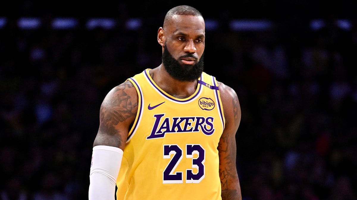 NBA superstar LeBron James reportedly has picked up his $52.6million player option with the Los Angeles Lakers for the 2025-26 season. - null