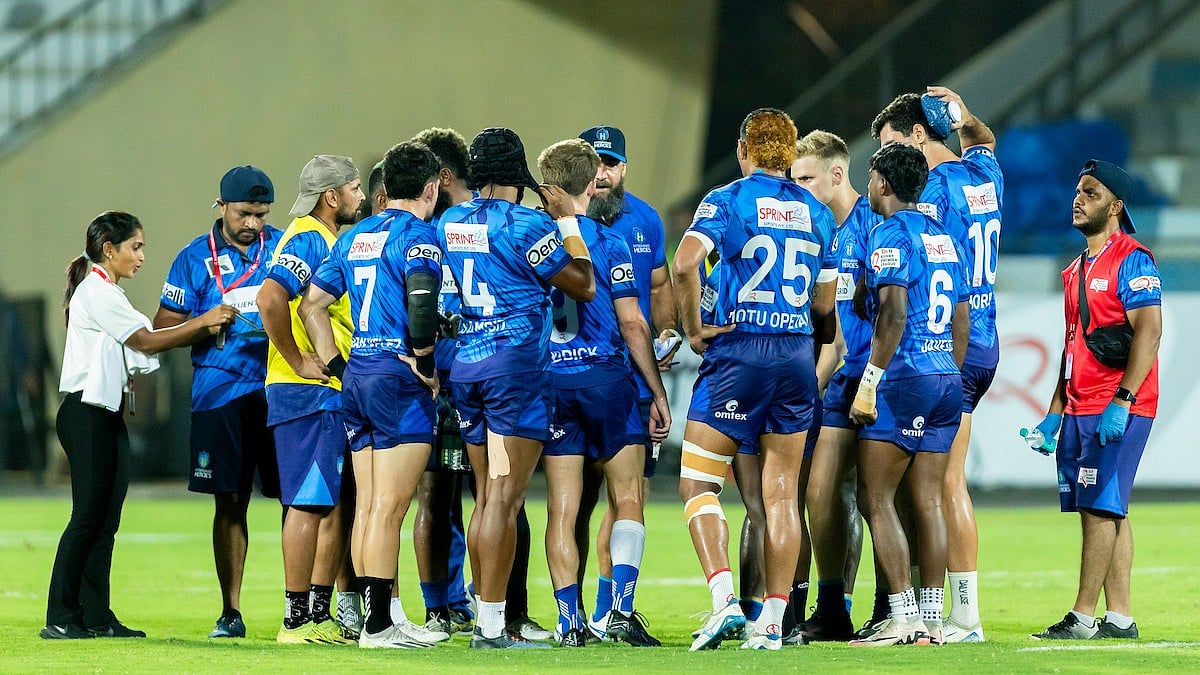 | Photo: Rugby Premier League : Bengaluru Bravehearts Vs Hyderabad Heroes, Rugby Premier League 2025 3rd Place: Hyderabad Heroes team photo.