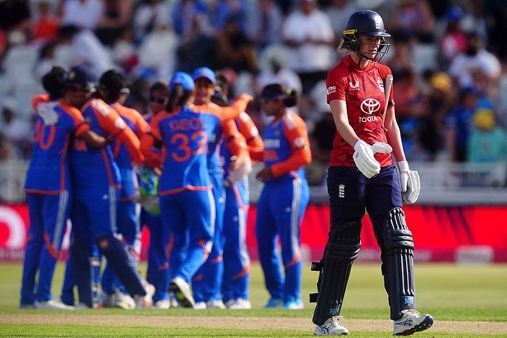 | Photo: Mike Egerton/PA via AP : India Women Vs England Women, 1st T20I