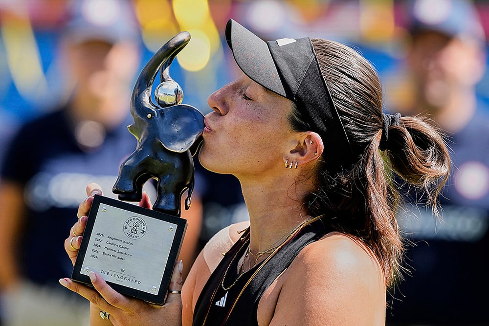 | Photo: AP/Michael Probst : Bad Homburg Open Tennis 2025 Final: Jessica Pegula Vs Iga Swiatek