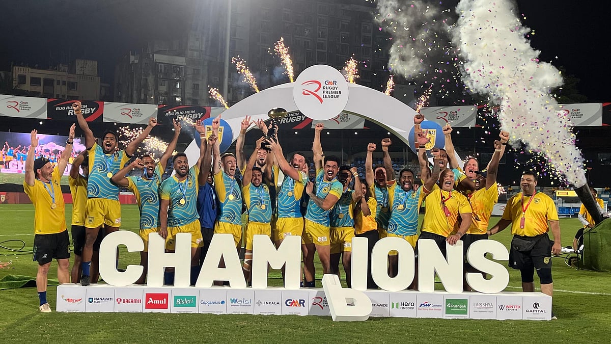 Rugby Premier League : Rugby Premier League 2025 Final: Chennai Bulls crowned RPL champions, celebrate win.