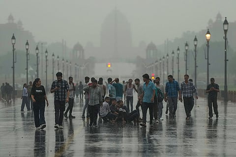 Weather: Rainfall in Delhi