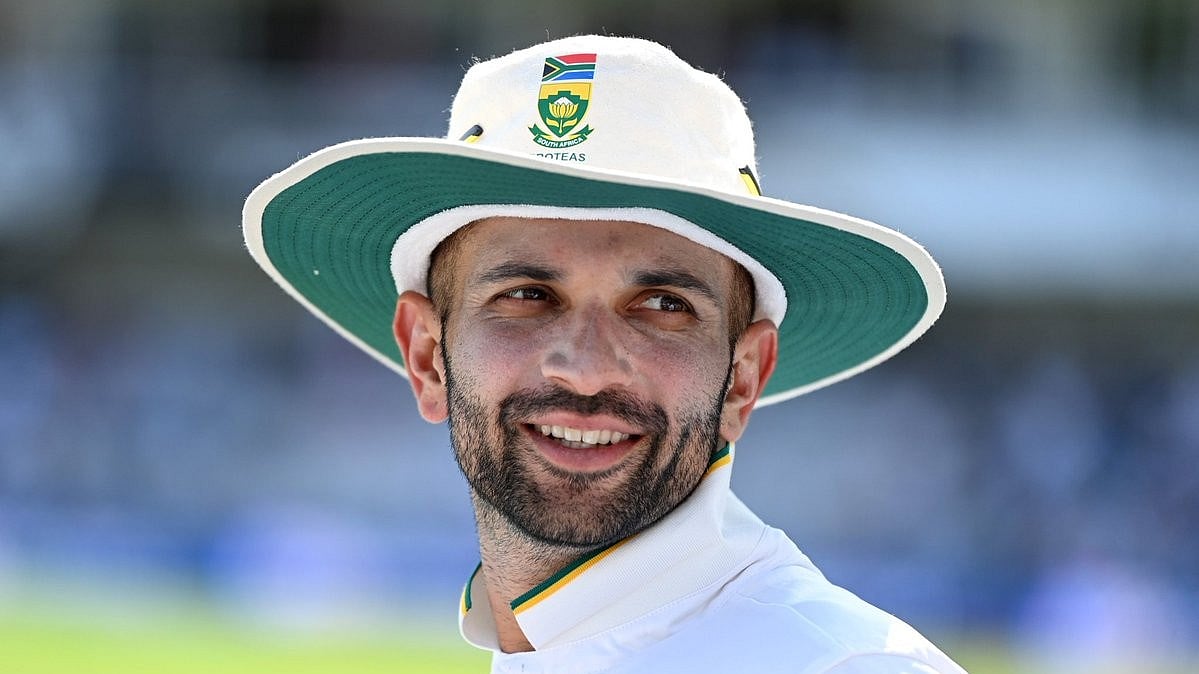 Photo: X | Proteas Men : South Africa's Test cricketer Keshav Maharaj.
