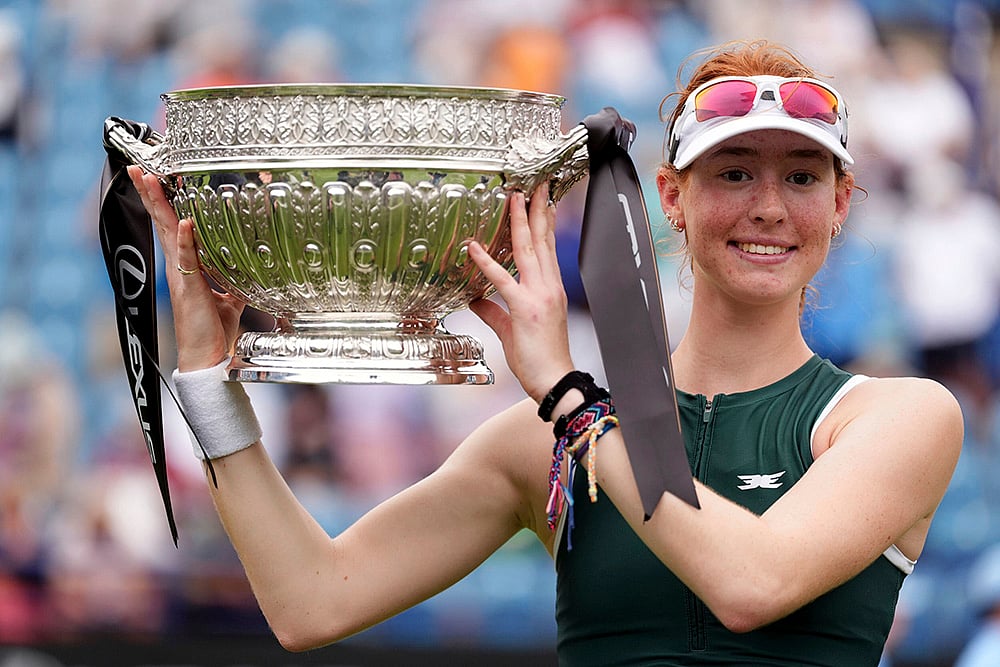 | Photo; Adam Davy/PA via AP : Eastbourne Open 2025 Final: Maya Joint Vs Alexandra Eala