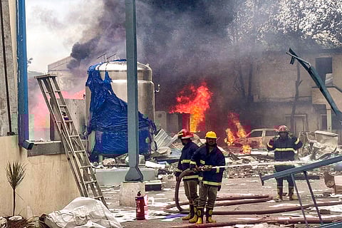 Fire at chemical factory in Telangana