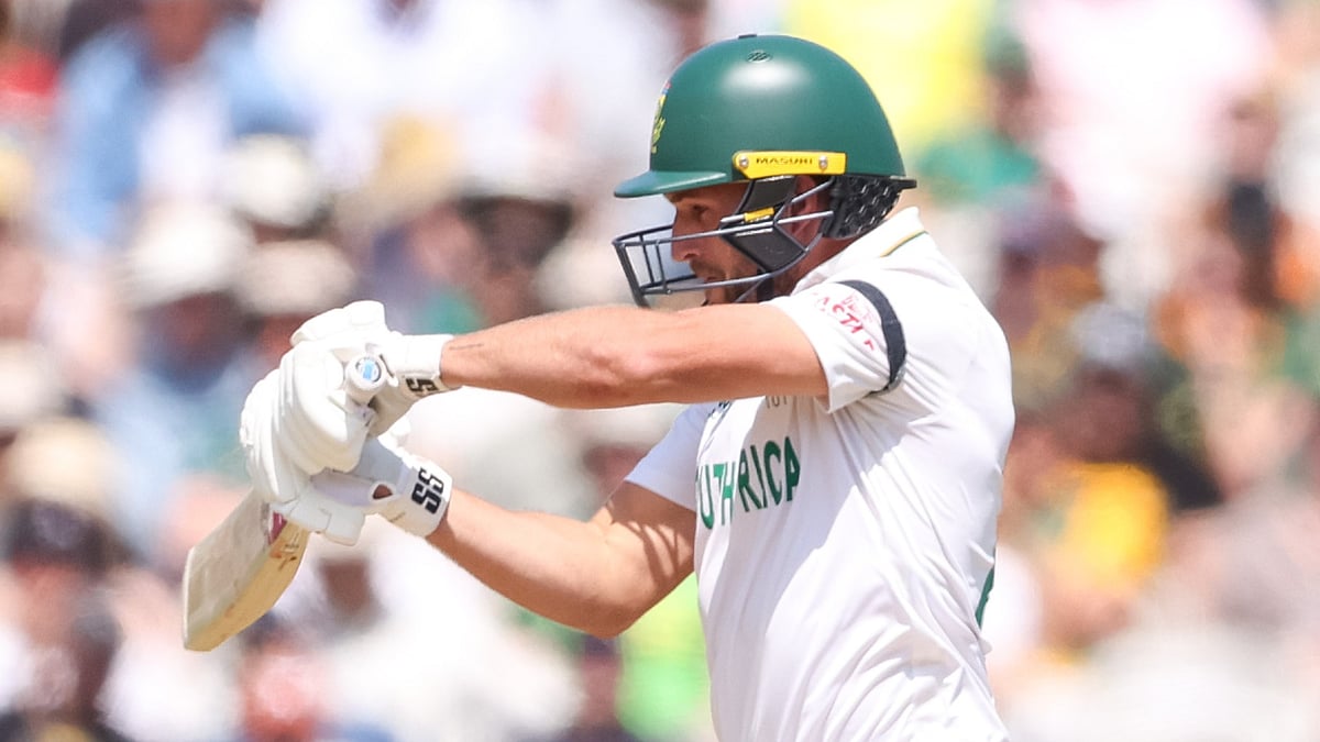 Wiaan Mulder in action for the Proteas.